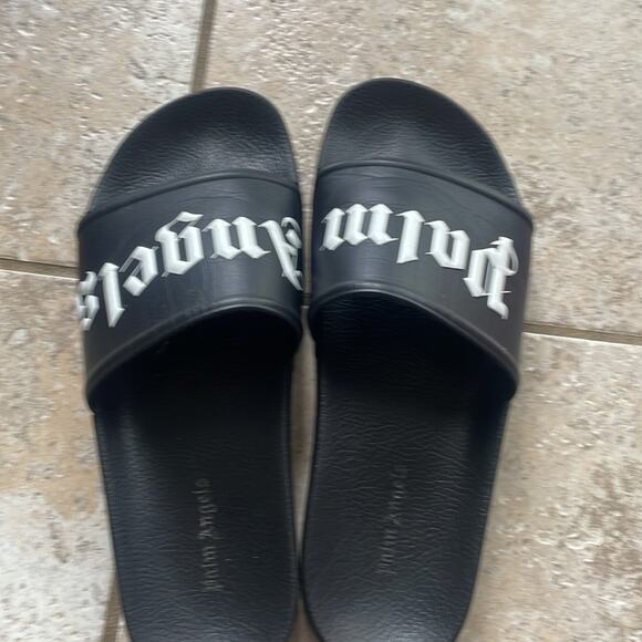 PALM ANGELS SLIDERS Sandals Black - Picture 5 of 16